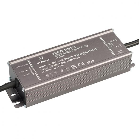Блок питания Arlight ARPV-LG24150-PFC-S2 (24V, 6.3A, 150W) 023355