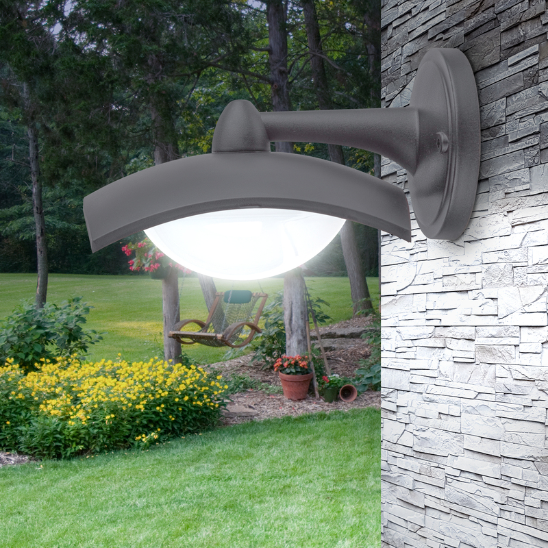 Уличный настенный светильник Эра ДБУ 07-8-004 У1 «Дели 4» серый Б0057526