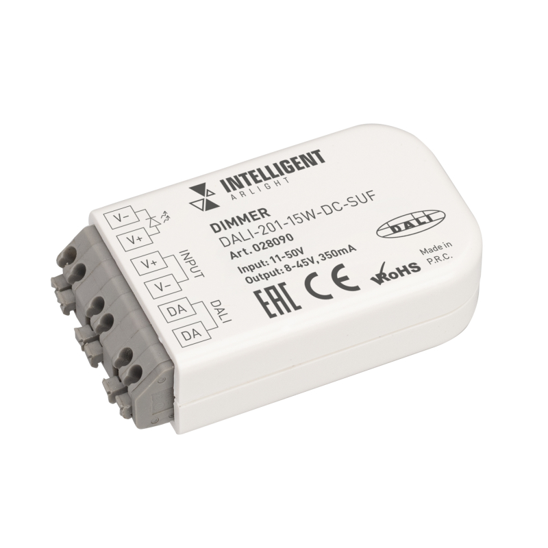 Диммер Arlight DALI-201-15W-DC-SUF (8-45V DC, 350mА) 028090