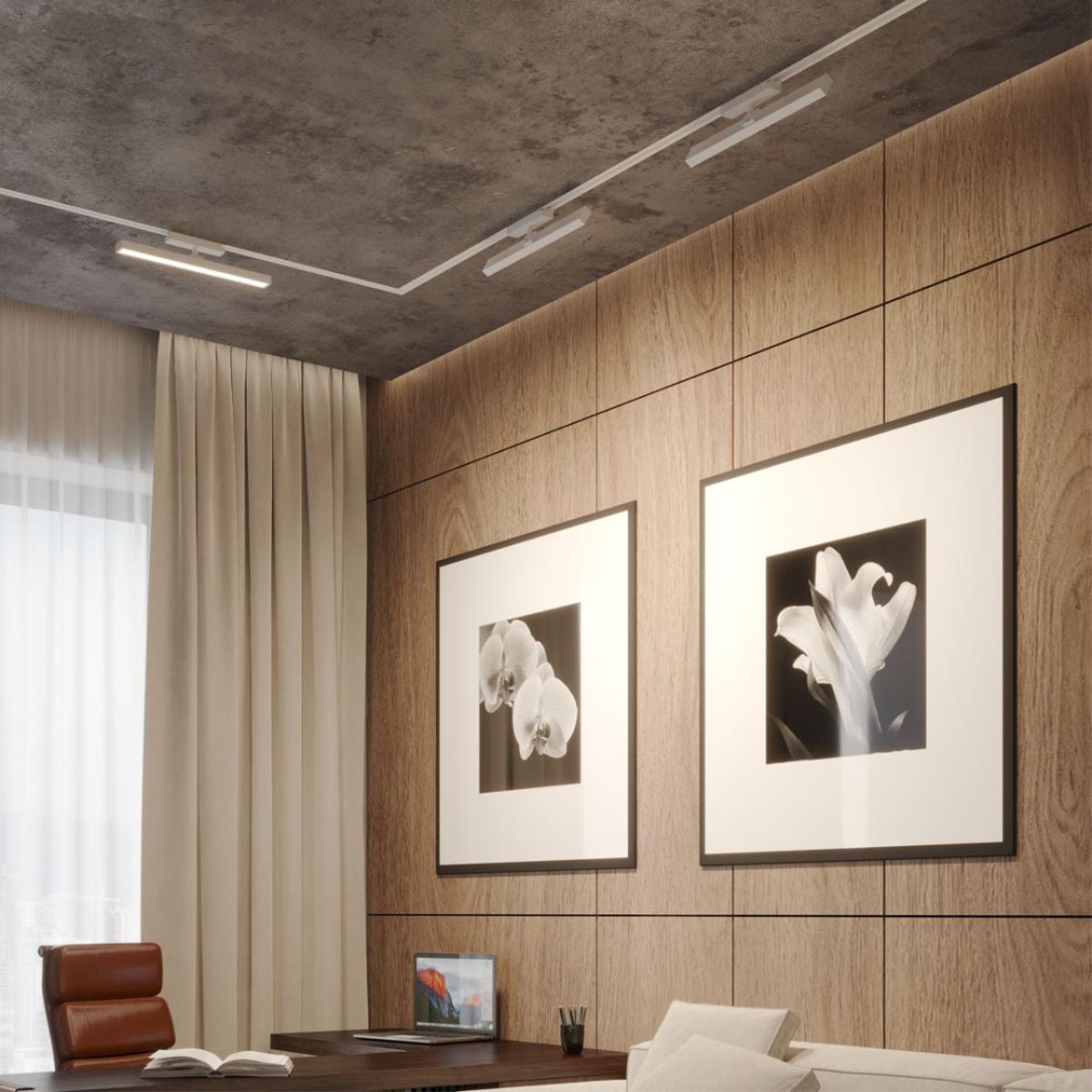 Трековый однофазный светильник с переключателем цв. температуры Novotech Port Stratus 359776