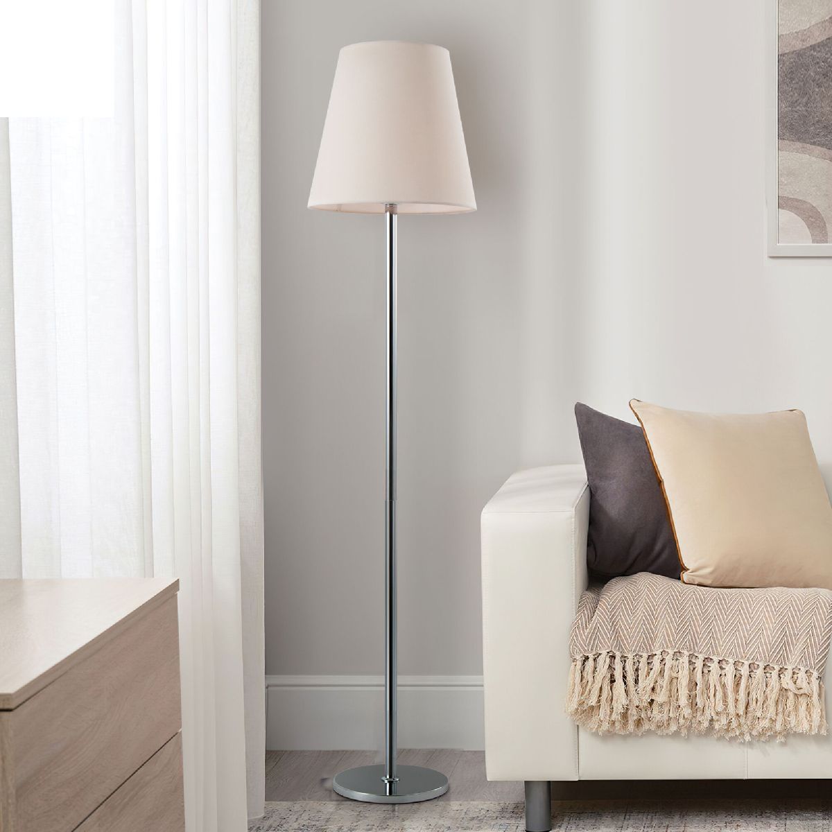 Торшер Eurosvet Amaretto 01166/1 хром a065000