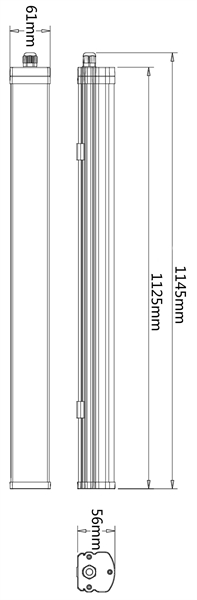 Потолочный светильник Deko-Light Tri Proof Motion 730455
