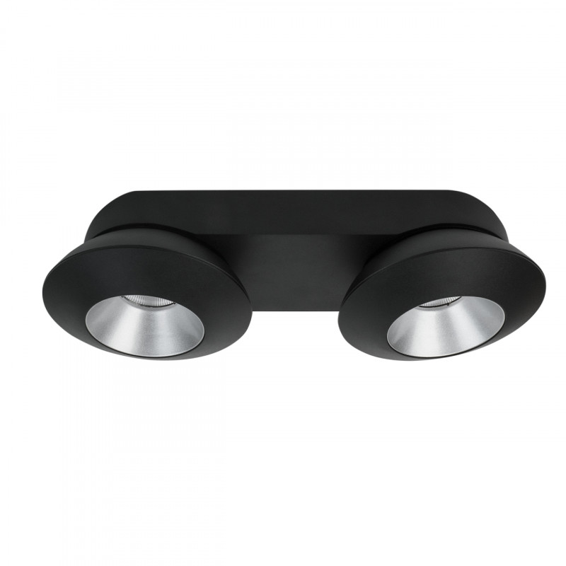 Накладной светильник LeDron KRIS SLIM 2 Black/Grey 00000015155