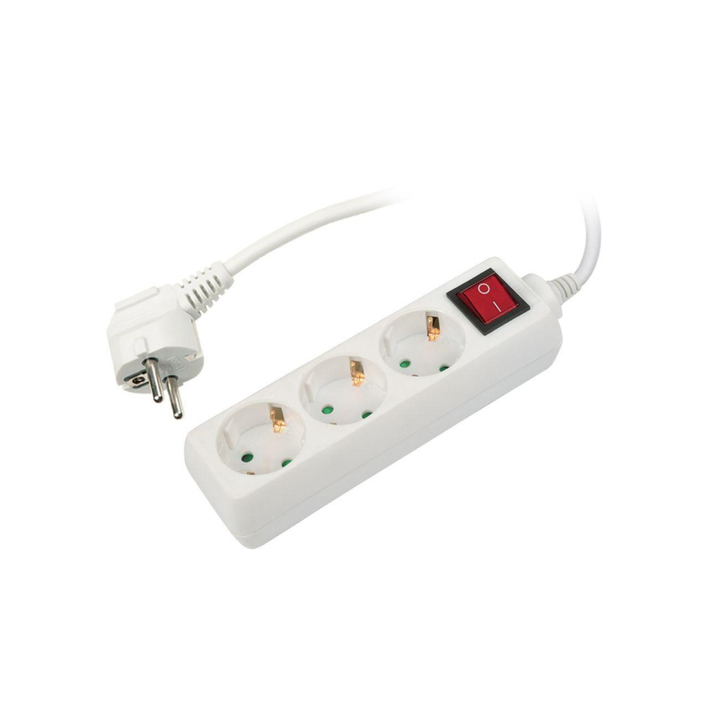 Удлинитель (02923) Uniel 3гн х 7м с/з Standard S-GCD3-7B