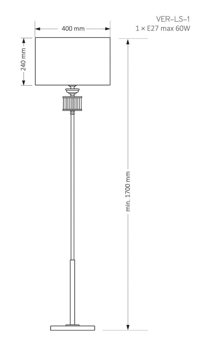Торшер Kutek Mood Verde VER-LS-1 (ZM)