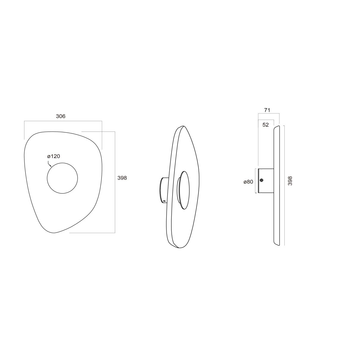 Настенный светильник Mantra Acustic 9444