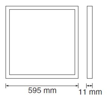 Встраиваемый светодиодный светильник Horoz Slim 40W 6400К 056-002-0040