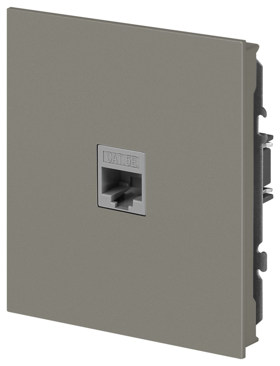 Розетка Эра Arktik 16-3107-07 информационная RJ45 титан Б0070480