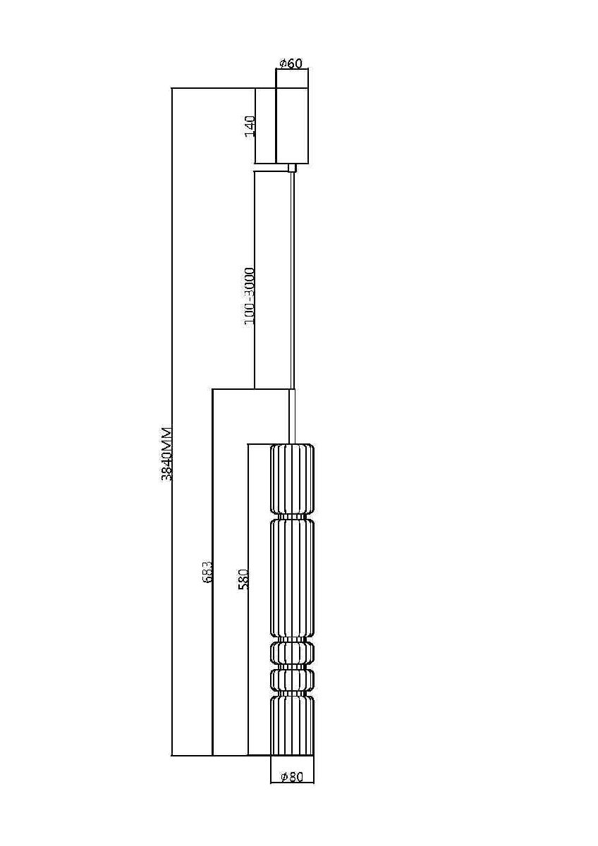Подвесной светильник Maytoni Ordo MOD272PL-L12B3K