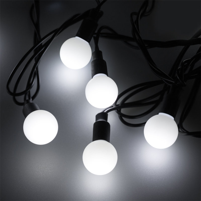 Светодиодная гирлянда Arlight ARD-Ball-Classic-D23-20000-Black-160LED White 025630