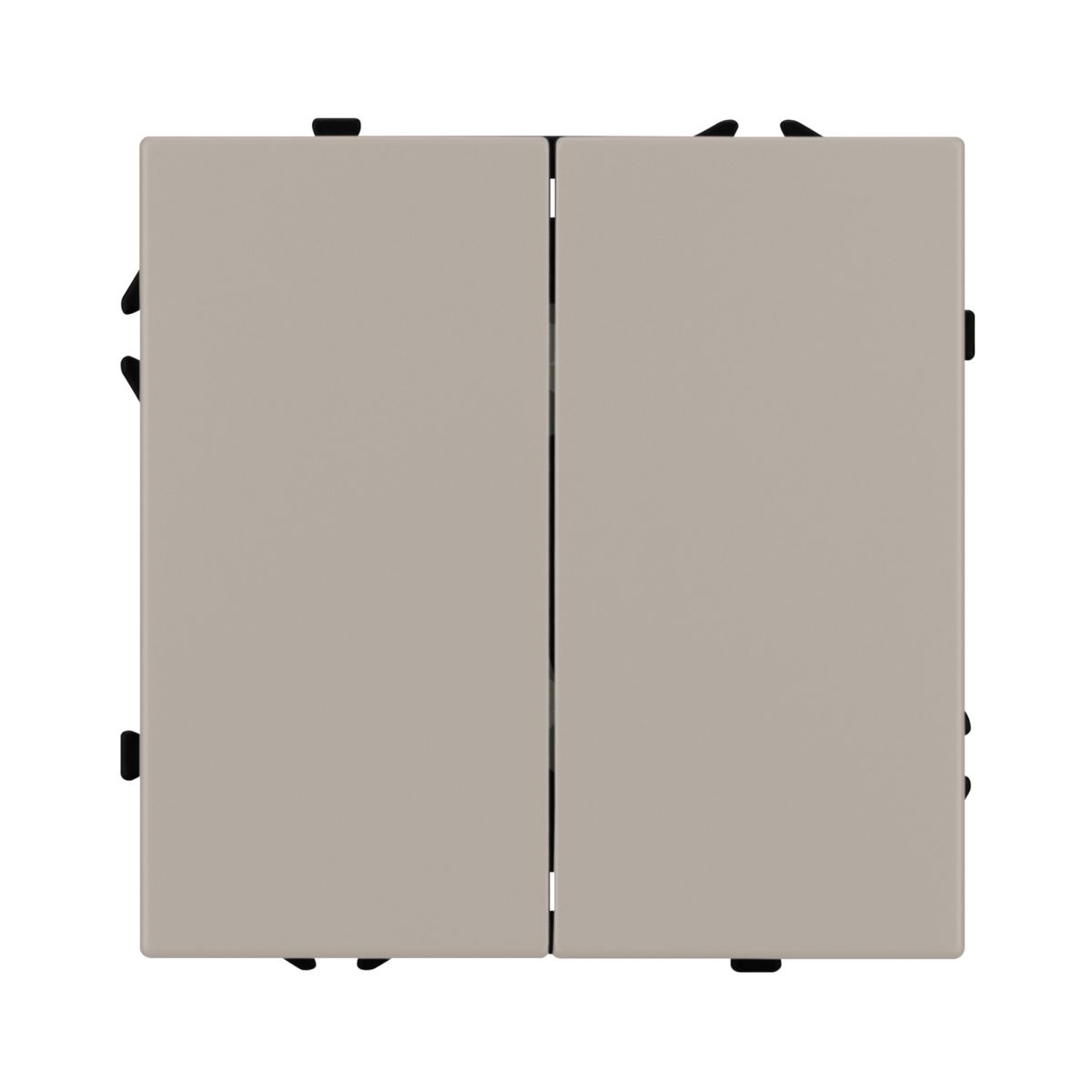 Механизм выключателя двухклавишный проходной Arlight SWT-NOBE-MKP2-SFPL-CA (230V, 10A) 059422