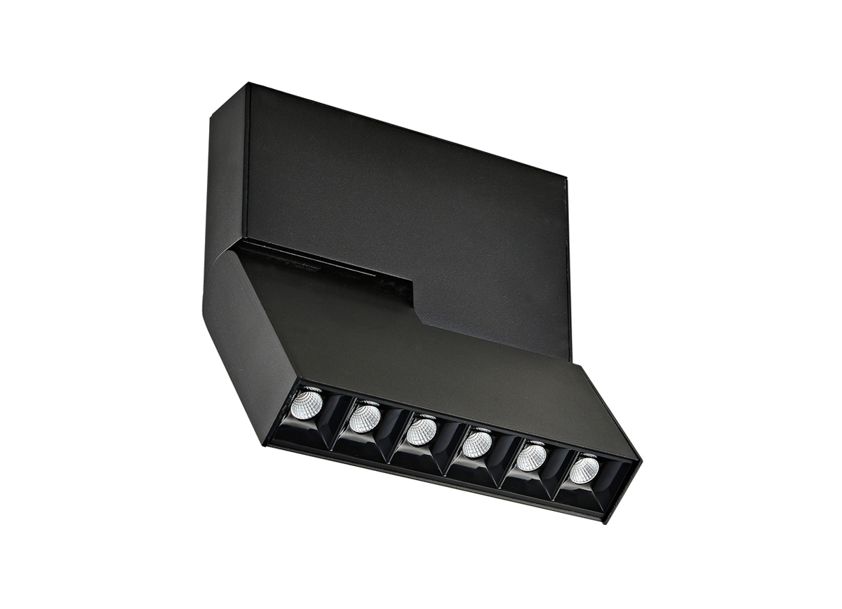 Трековый магнитный светильник Donolux Eye Turn DL18786/06M Black 4000K