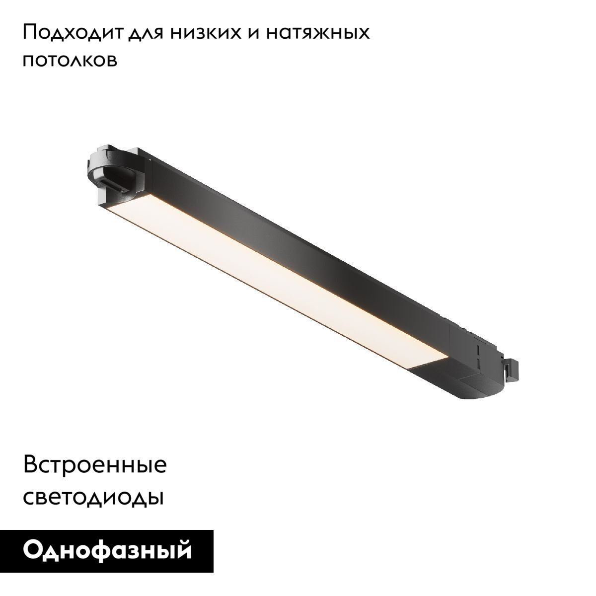 Трековый светильник Maytoni Basis TR000-1-12W3K-B