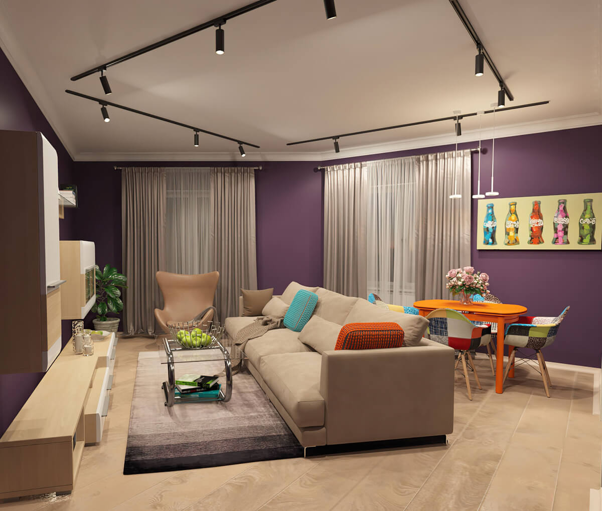 Светильник на шине Denkirs DK6202-BK