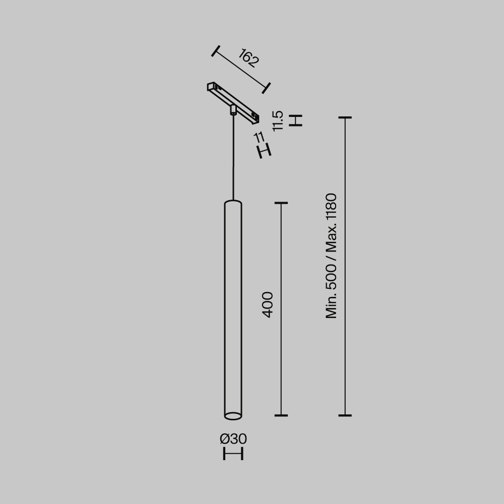 Трековый магнитный светильник Maytoni Technical Focus Led Exility X TR245-4-7WTW-DD2-B
