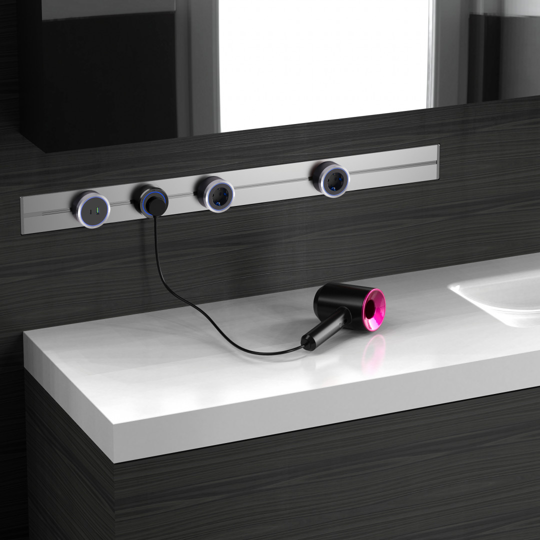 Трековая розетка Arte Milano Am-track-sockets 380066TS LED/USB-Type-C Gold