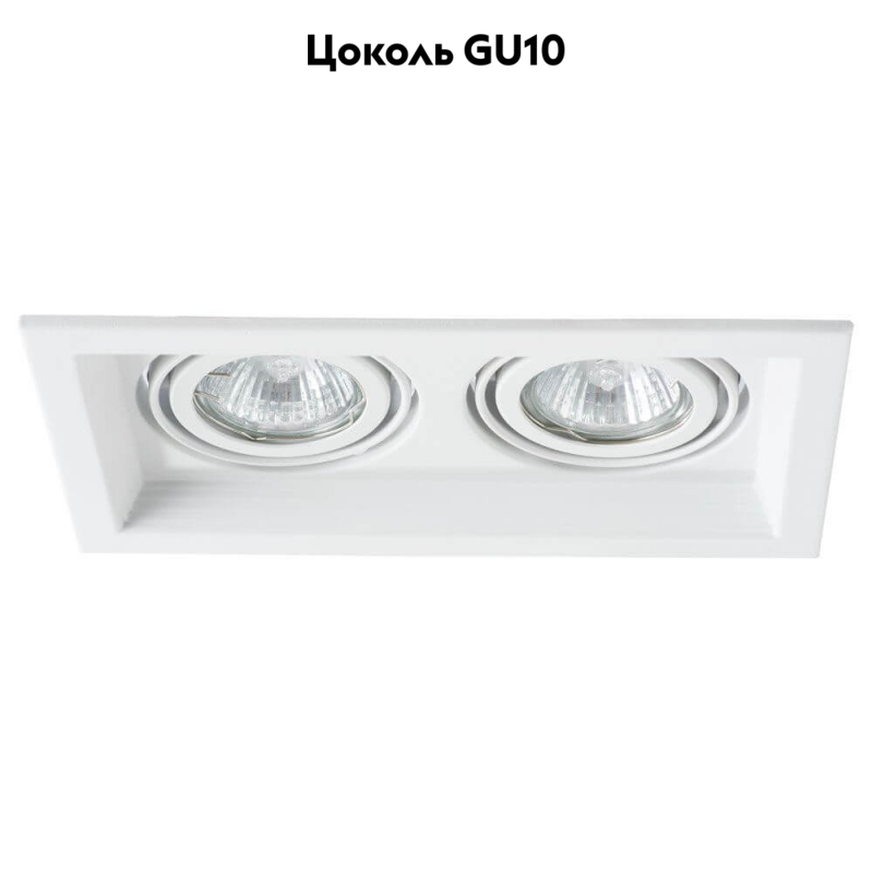 Встраиваемый светильник Arte Lamp A6661PL-2WH
