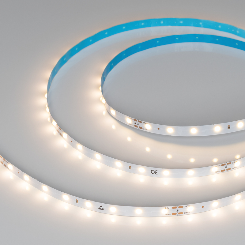 Светодиодная лента Arlight COB-X64-8mm 24V Warm3000 (4.8 W/m, IP20, DOT, 5m) 036837
