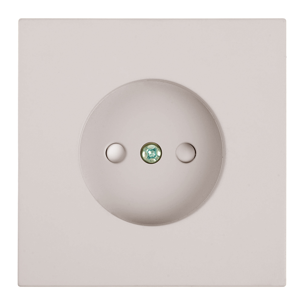 Розетка 1-местная с защитной шторкой (механизм) Stekker б/з Мия 250В 16А RST16-3109-08 пудровый жемчуг 50483