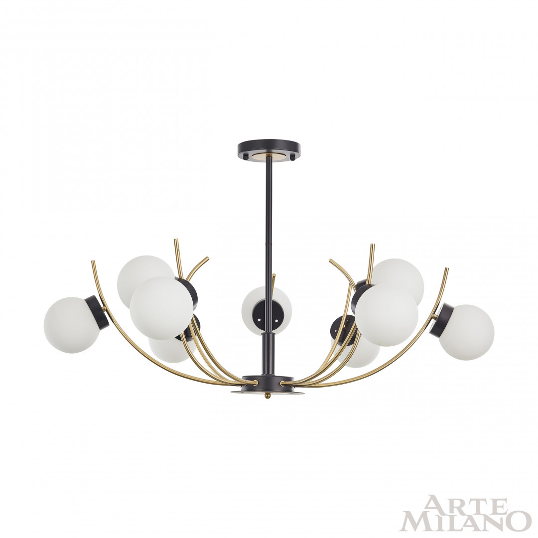 Люстра на штанге Arte Milano Neapolis 276169/9 BK/GD