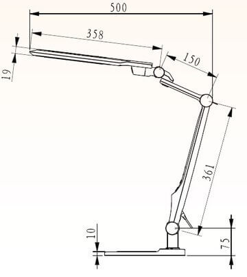 Настольная лампа Horoz Ebru 049-010-0010 HRZ00000684