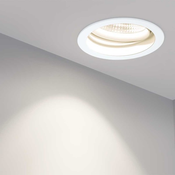 Встраиваемый светильник Arlight LTD-140WH 25W Warm White 30deg 032618