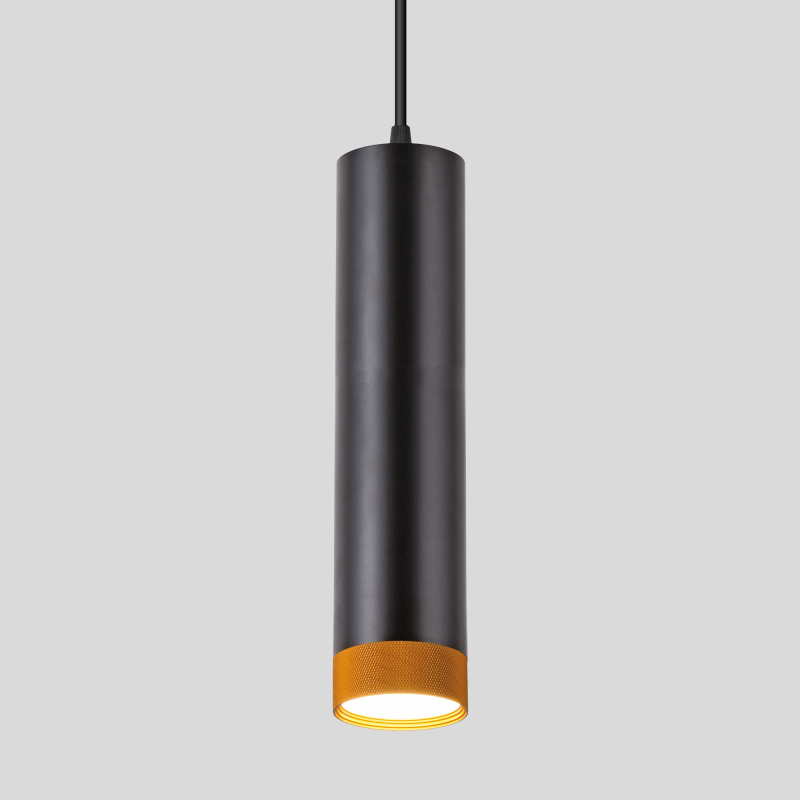 Подвесной светодиодный светильник Eurosvet Tony 50164/1 LED черный/золото