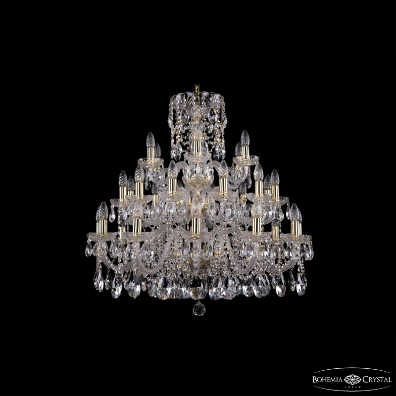 Подвесная люстра Bohemia Ivele Crystal 1412/12+12+6/300/3d G