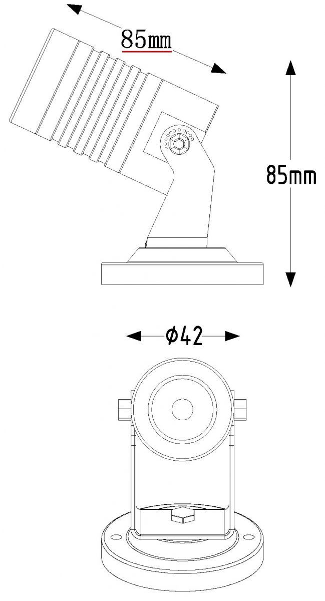 Уличный светильник Deko-Light Mini I Amber 730238