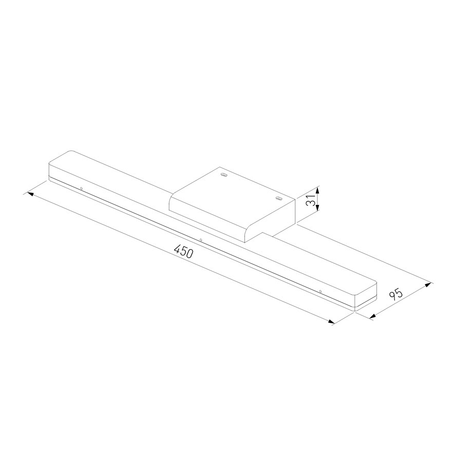 Подсветка для зеркал Elektrostandard Protect LED алюминий MRL LED 1111 4690389169779