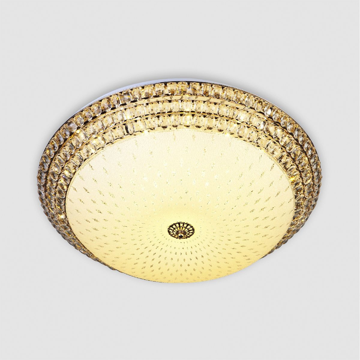 Потолочный светильник стеклянный LED4U 1150-750 GD