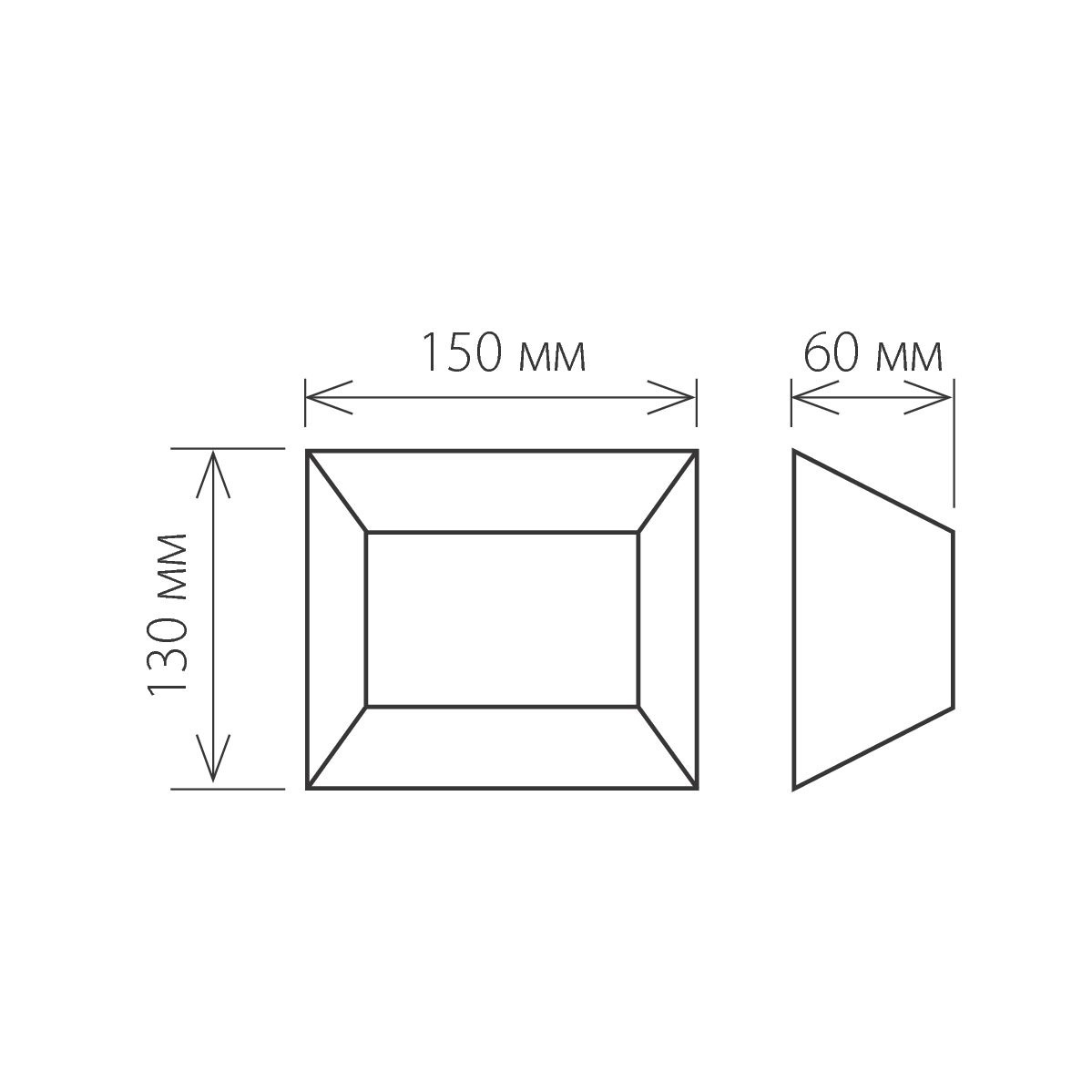 Уличный настенный светодиодный светильник Elektrostandard 1614 Techno LED Ofion Double 4690389086076