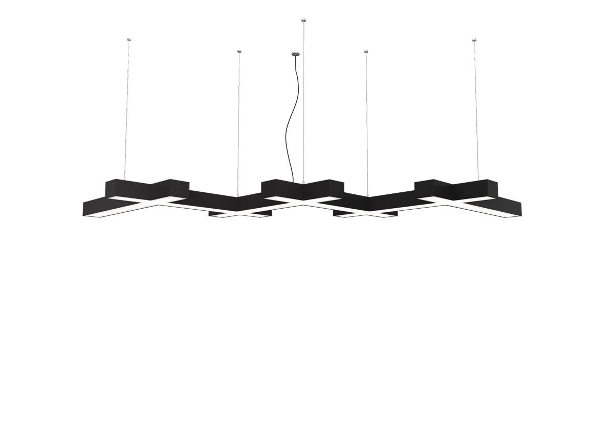 Подвесная люстра Donolux Patten DL155X46NW115 RAL9005 spec