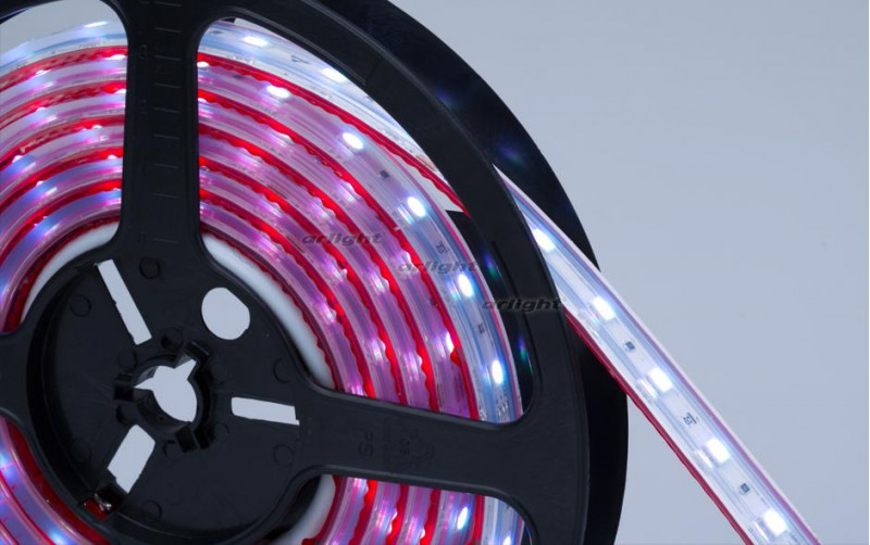 Светодиодная лента Arlight RTW 2-5000PS 24V RGB 2x (5060, 300 LED, LUX) 021400