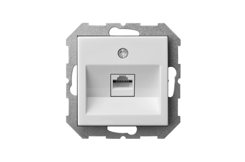 Розетка компьютерная одинарная (RJ45) Liregus Epsilon 28-032
