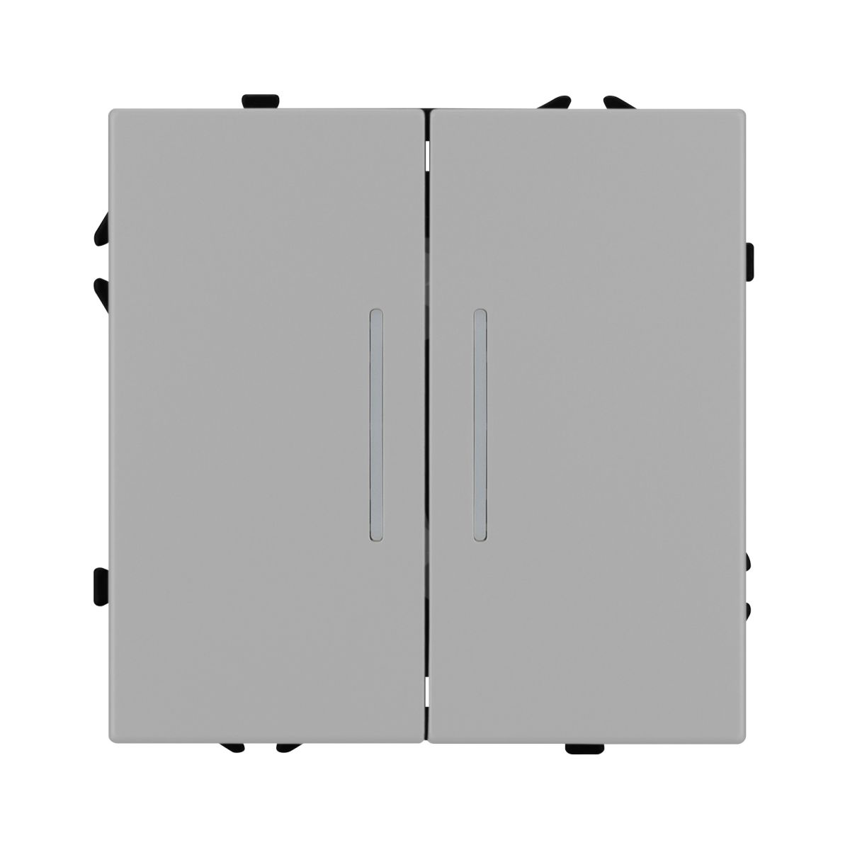 Выключатель проходной 2 кл подсветка софт-тач никель Arlight SWT-MKP2-SFPL-L-IS (250V, 10A) 059415(1)
