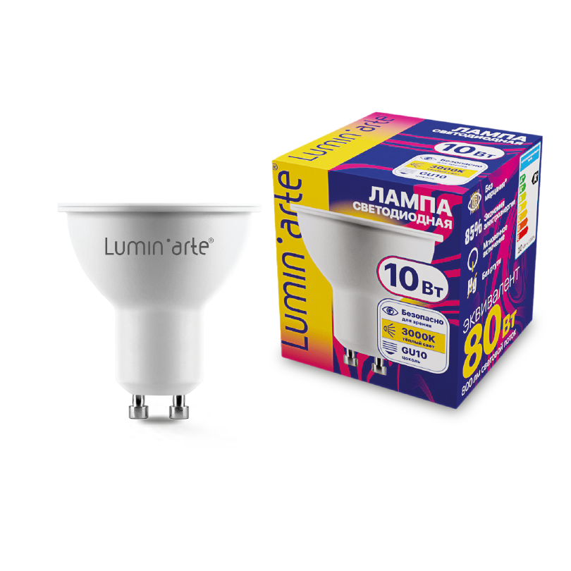 Светодиодная лампа Lumin'arte LSTD-PAR16-10W3KGU10