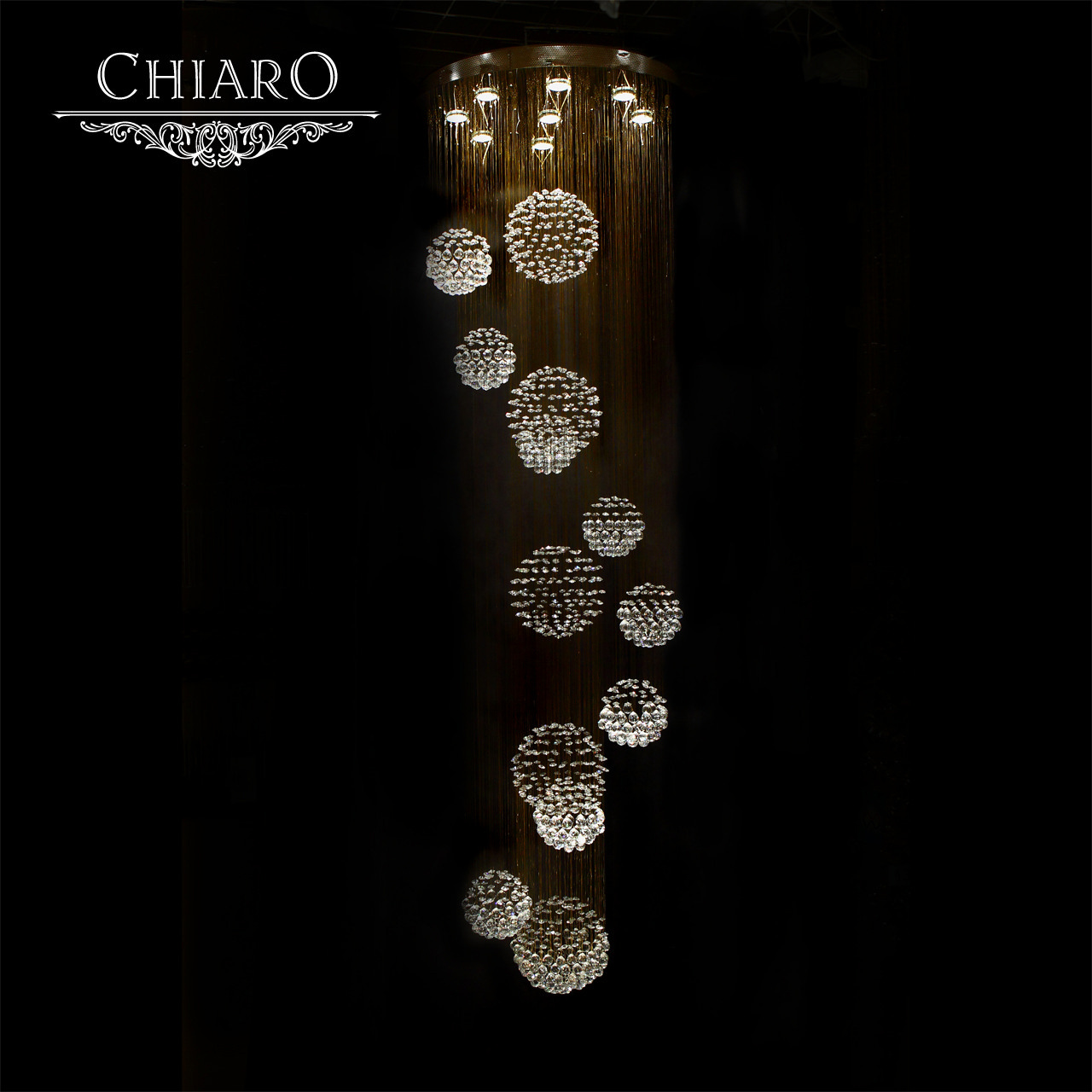 Каскадная люстра Chiaro Каскад 384012409