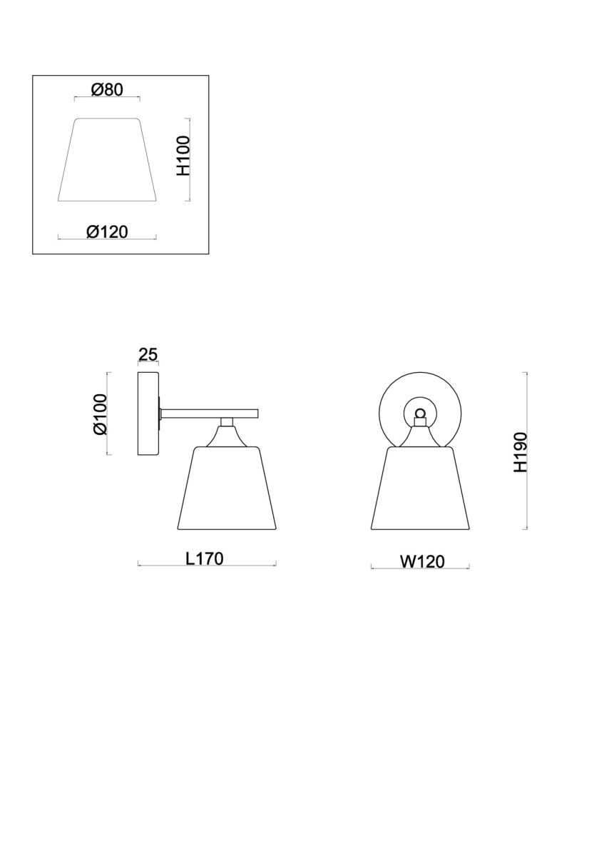 Бра Freya Sage FR5261WL-01GB