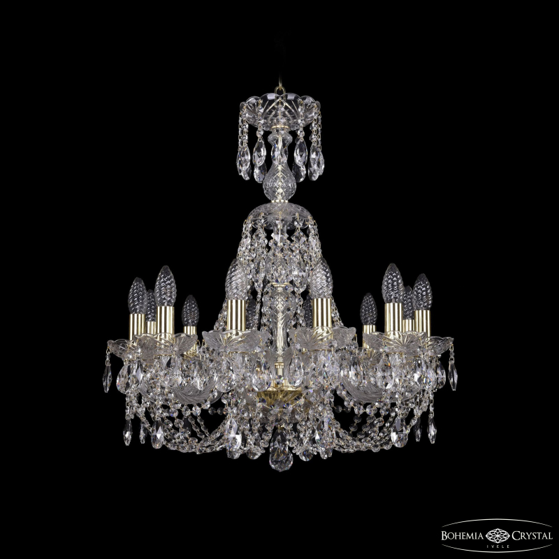 Подвесная люстра Bohemia Ivele Crystal 1406/12/195/XL-64 G