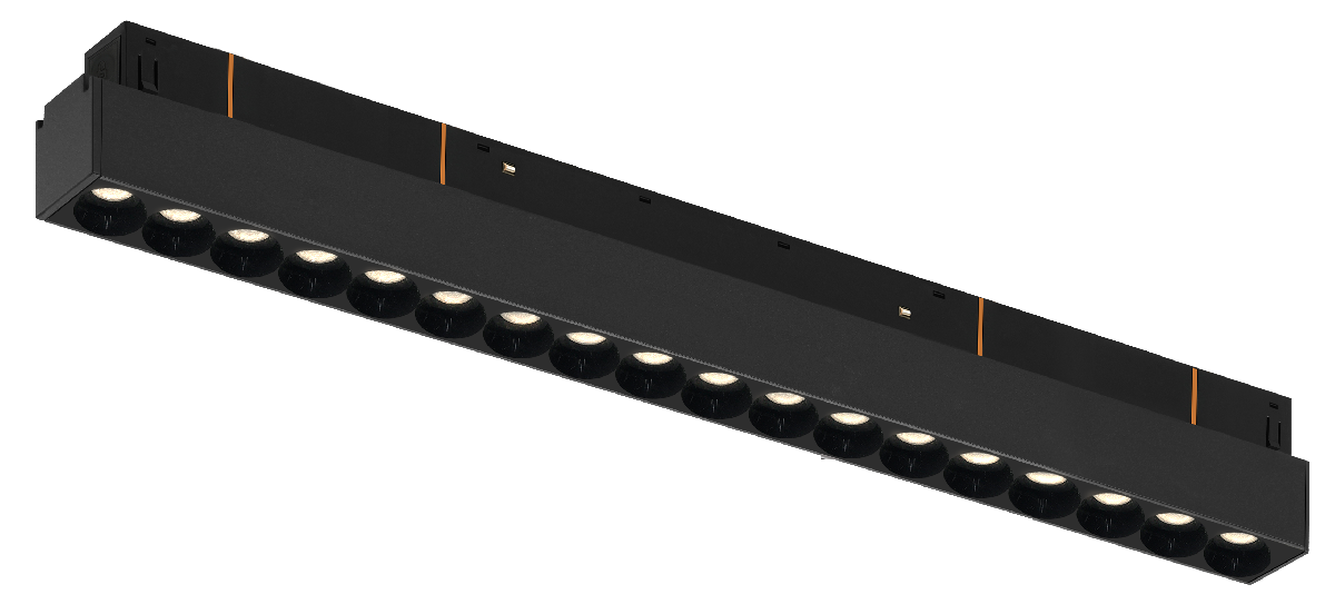 Трековый магнитный светильник iLedex Vision SMART 4822-002-L350-18W-38DG-BK