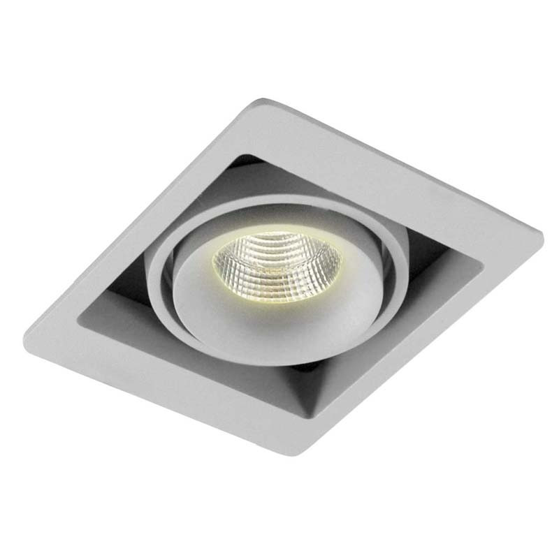 Встраиваемый светильник Donolux DL18615/01WW-SQ Silver Grey/Black
