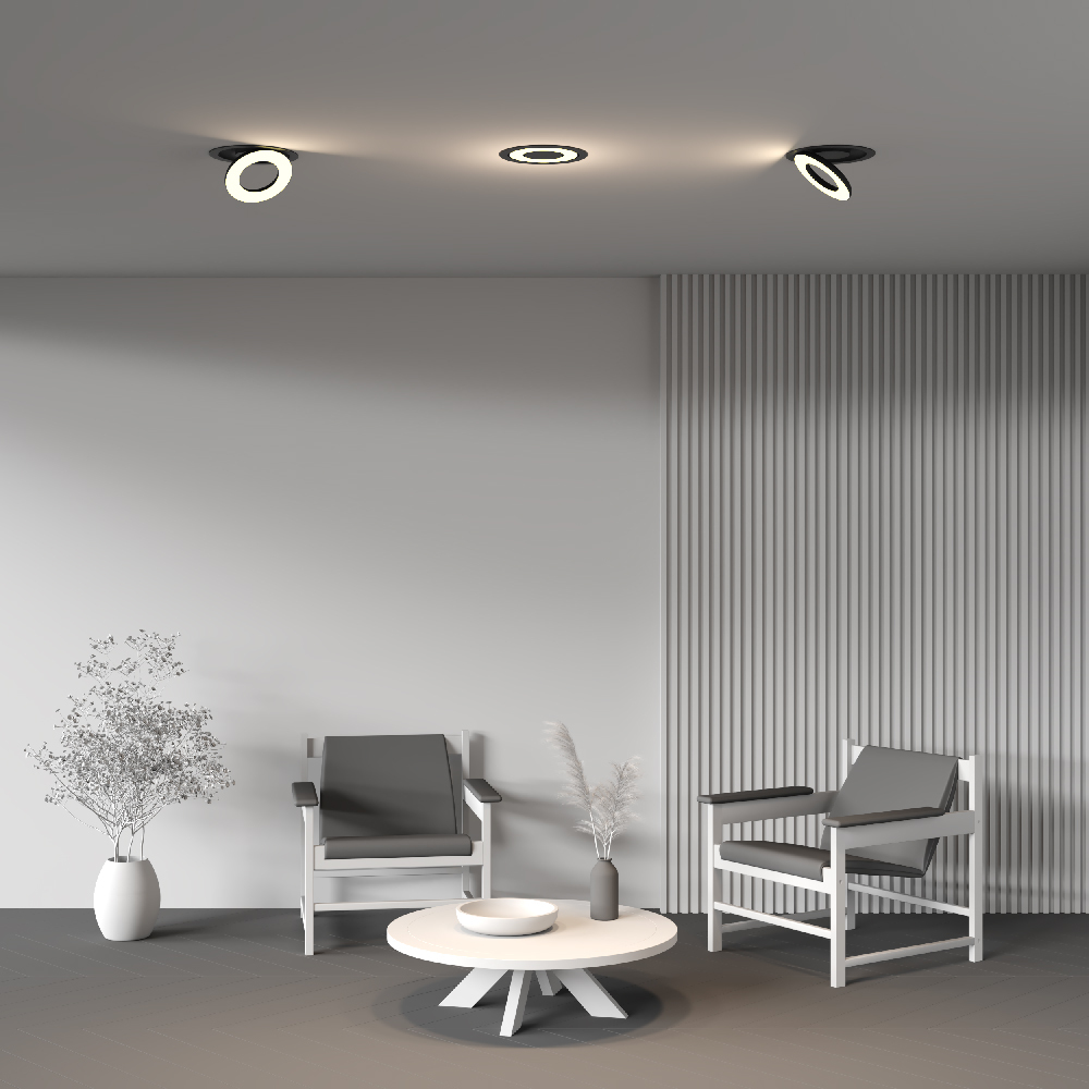 Встраиваемый светильник Maytoni Vector DL102-12W3K-B