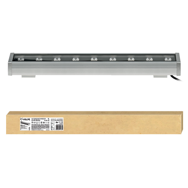 Прожектор светодиодный (UL-00001430) Volpe ULF-Q552 9W/NW IP65 Silver
