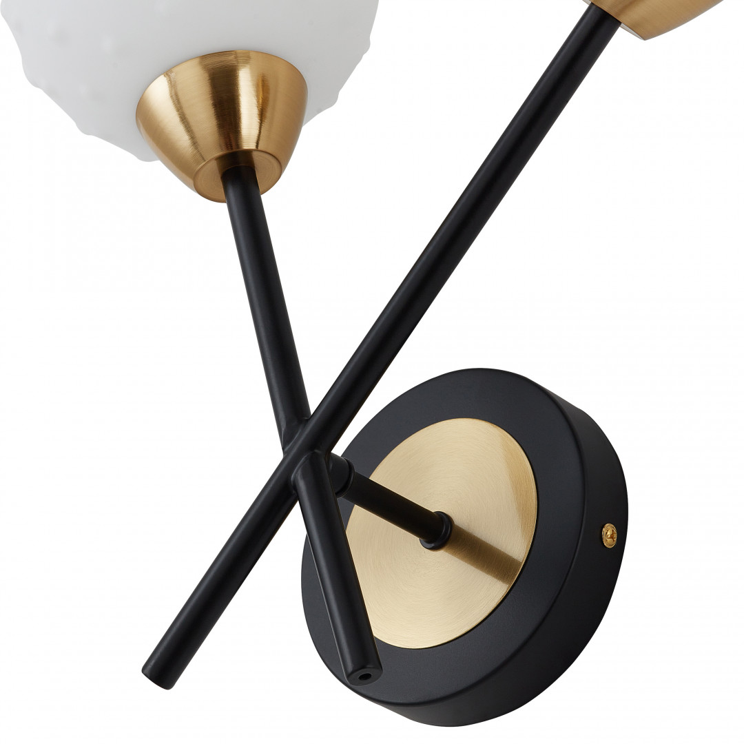 Бра Arte Milano Neapolis 278408/2B BK/GD