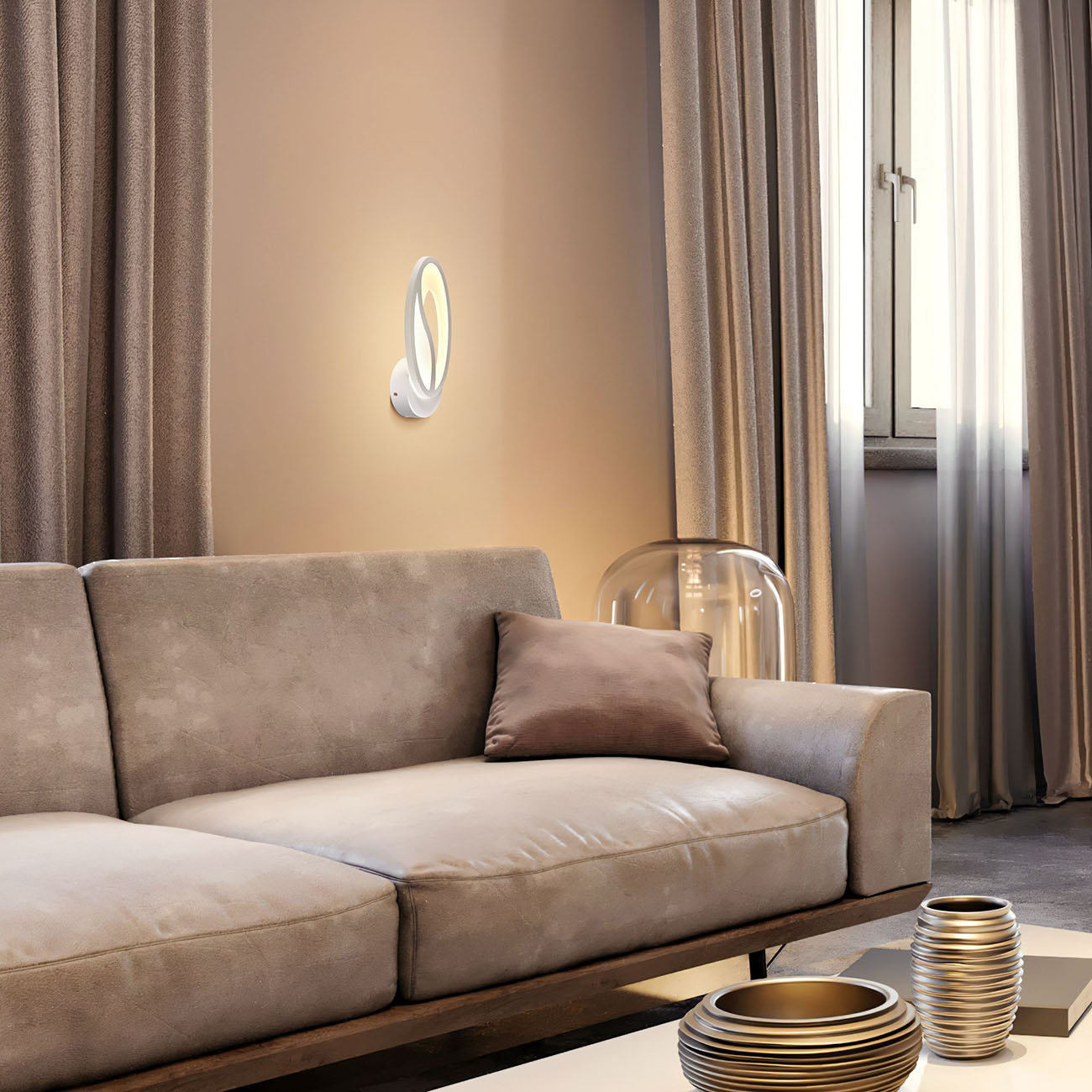 Бра светодиодное Escada Grain 10222/1LED 18W