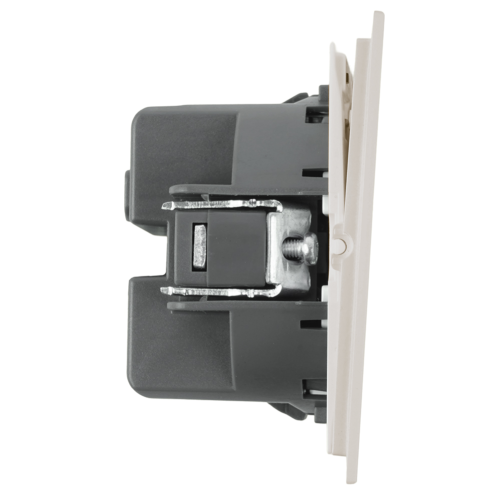 Переключатель 2-клавишный (механизм) Stekker Мия 250В 10А RSW10-3107-08 пудровый жемчуг 50478