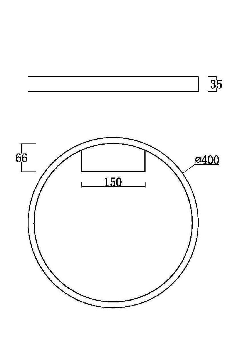 Потолочный светильник Maytoni Rim MOD058CL-L25W3K