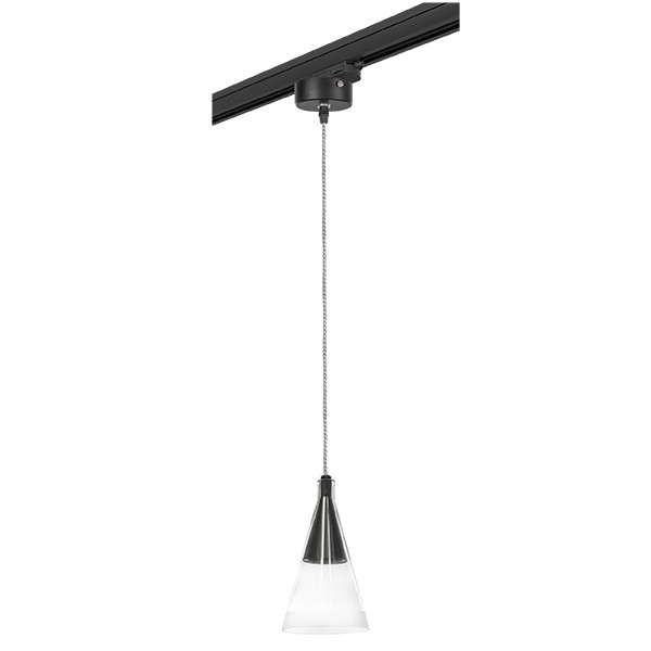 Трековый светильник Lightstar Track 3 black L3T757017 (757017+594007)