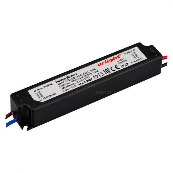 Блок питания Arlight ARPV-LV24018 (24V, 0.8A, 18W) 022487